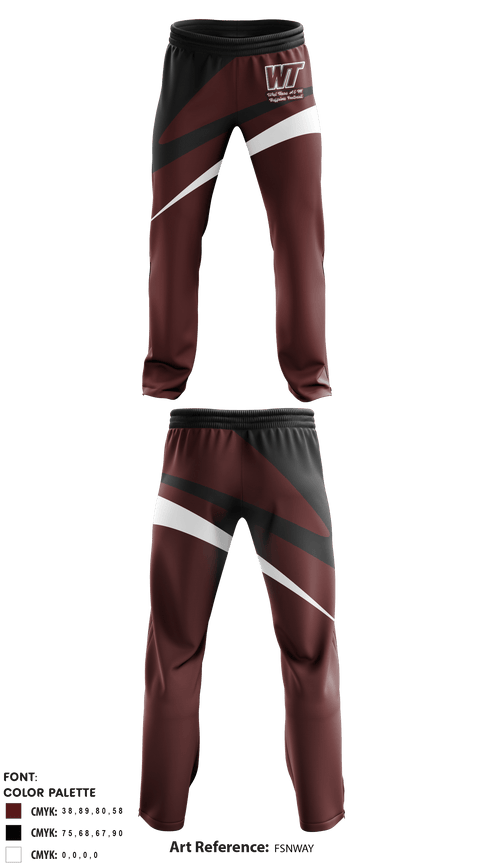 Sweatpants, West Texas A&M Buffaloes, Football, Teamtime, Team time, sublimation, custom sports apparel, team uniforms, spirit wear, spiritwear, sports uniforms, custom shirts, team store, custom team store, fundraiser sports, apparel fundraiser