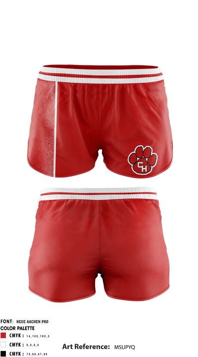 Colleyville Heritage High School Cheer 64869886 Women's Shorts - 2