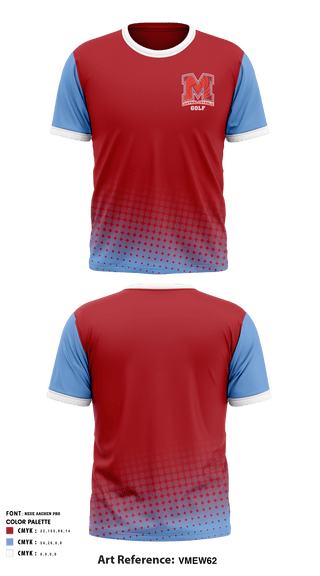 Short Sleeve Performance Shirt, Marian Central Catholic High School Golf, Golf, Teamtime, Team time, sublimation, custom sports apparel, team uniforms, spirit wear, spiritwear, sports uniforms, custom shirts, team store, custom team store, fundraiser sports, apparel fundraiser