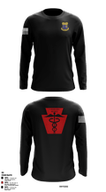 1-109th HHC Medic Platoon 67967720 Long Sleeve Performance Shirt - 2
