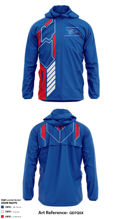 Hutchinson Community College Soccer 27386994 Windbreaker - 1