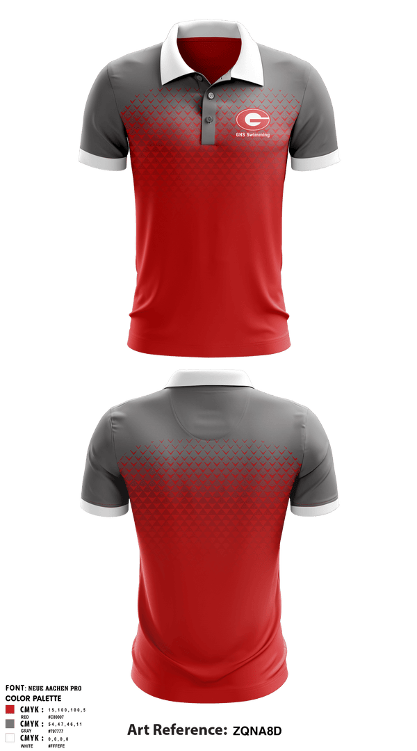 Short Sleeve Performance Polo, GHS Swimming, Swimming, Teamtime, Team time, sublimation, custom sports apparel, team uniforms, spirit wear, spiritwear, sports uniforms, custom shirts, team store, custom team store, fundraiser sports, apparel fundraiser