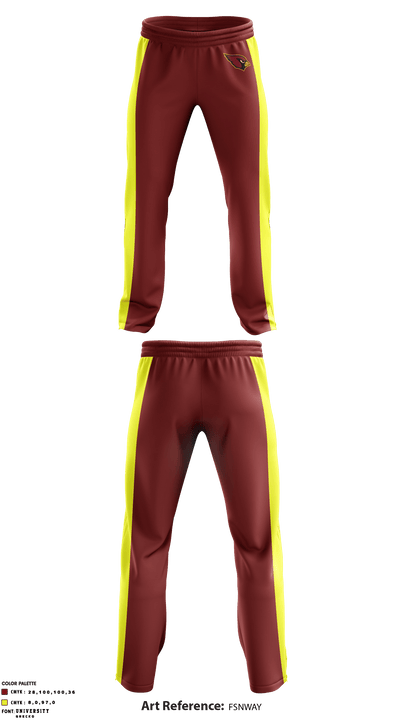 Pine Grove Area High School Football 53011629 Sweatpants - 1
