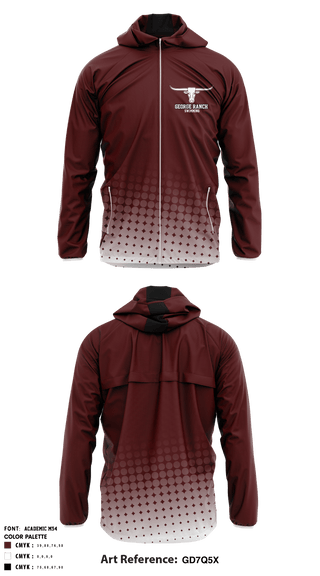 Windbreaker, George Ranch High School Swimming, School Spirit Store, Teamtime, Team time, sublimation, custom sports apparel, team uniforms, spirit wear, spiritwear, sports uniforms, custom shirts, team store, custom team store, fundraiser sports, apparel fundraiser