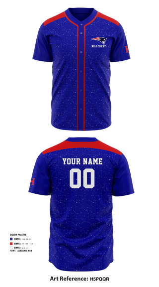 Full Button Baseball Jersey, Hillcrest High School Baseball, Baseball, Teamtime, Team time, sublimation, custom sports apparel, team uniforms, spirit wear, spiritwear, sports uniforms, custom shirts, team store, custom team store, fundraiser sports, apparel fundraiser