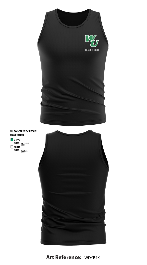 Tank Top, Wilmington University Track, Track & Field, Teamtime, Team time, sublimation, custom sports apparel, team uniforms, spirit wear, spiritwear, sports uniforms, custom shirts, team store, custom team store, fundraiser sports, apparel fundraiser