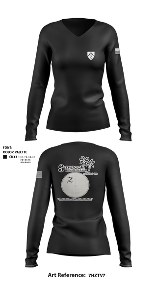 Women's Long Sleeve Vneck Shirt, , Police, Teamtime, Team time, sublimation, custom sports apparel, team uniforms, spirit wear, spiritwear, sports uniforms, custom shirts, team store, custom team store, fundraiser sports, apparel fundraiser