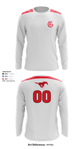 Grapevine Mustangs 91770240 Long Sleeve Performance Shirt - 6