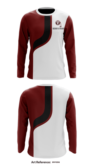 Tonawanda Track & Field 2972820 Long Sleeve Shooting Shirt - 1