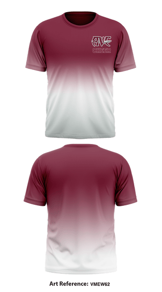 Short Sleeve Performance Shirt, Antelope Valley College Cheer, School Spirit Store, Teamtime, Team time, sublimation, custom sports apparel, team uniforms, spirit wear, spiritwear, sports uniforms, custom shirts, team store, custom team store, fundraiser sports, apparel fundraiser