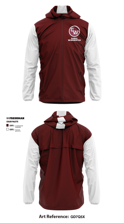Canal Winchester High School 4088567 Windbreaker - 1
