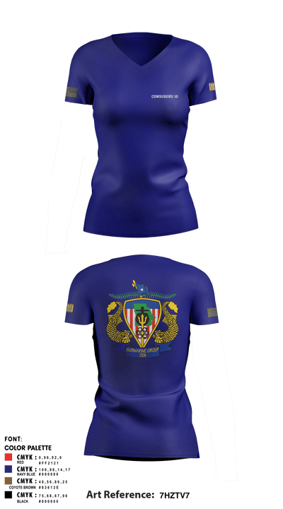 CSG 10 FP D1 87966167 Women's Short Sleeve V-neck Shirt - 2