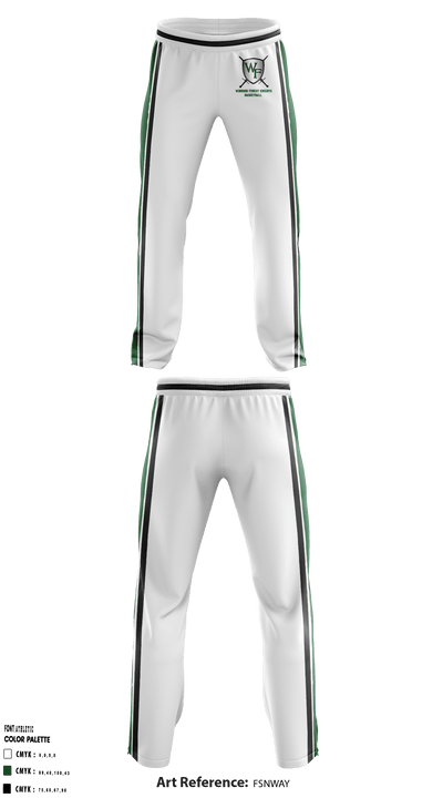Windsor Forest High School Basketball 24228459 Sweatpants - 1