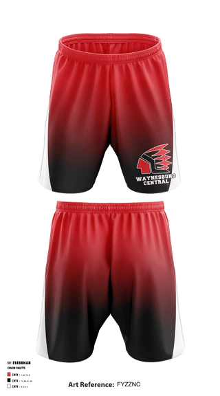 Athletic Shorts With Pockets, Waynesburg Central High School Cheer, School Spirit Store, Teamtime, Team time, sublimation, custom sports apparel, team uniforms, spirit wear, spiritwear, sports uniforms, custom shirts, team store, custom team store, fundraiser sports, apparel fundraiser