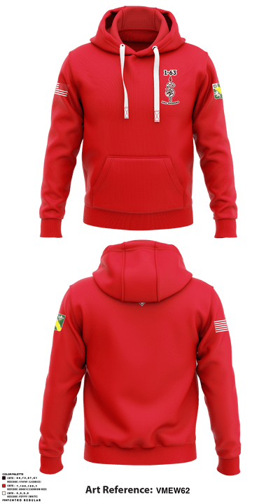HHC 1-63AR Snipers 84221714 Hoodie - 2