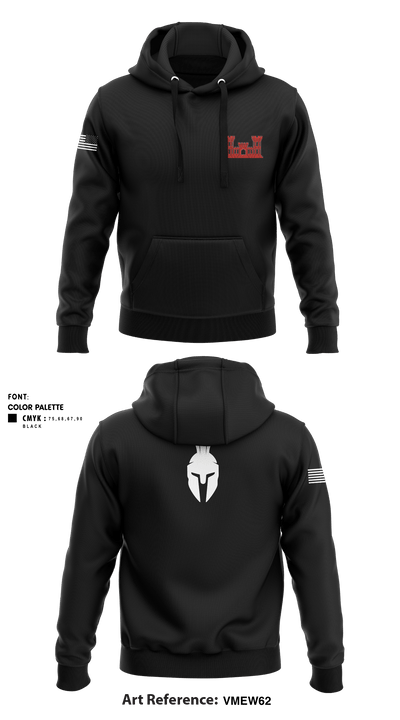1st Platoon, 441st EN 8690217 Hoodie - 1