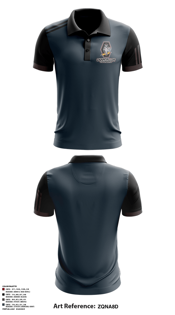 Short Sleeve Performance Polo, Chancellor Chargers, Wrestling, Teamtime, Team time, sublimation, custom sports apparel, team uniforms, spirit wear, spiritwear, sports uniforms, custom shirts, team store, custom team store, fundraiser sports, apparel fundraiser