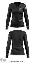 1-221 CAV 56544201 Women's Long Sleeve V-neck Shirt - 2