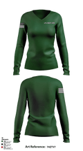 Alpha Company 1/125IN 63126132 Women's Long Sleeve V-neck Shirt - 1