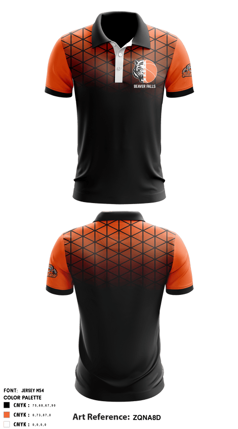 Short Sleeve Performance Polo, Beaver Falls High School Basketball, Men's Basketball, Teamtime, Team time, sublimation, custom sports apparel, team uniforms, spirit wear, spiritwear, sports uniforms, custom shirts, team store, custom team store, fundraiser sports, apparel fundraiser