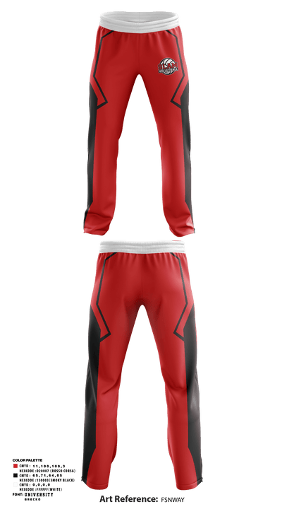 Slam Volleyball Club 41965852 Sweatpants - 1