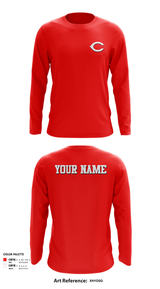 Long Sleeve Performance Shirt, Chesapeake Reds, Baseball, Teamtime, Team time, sublimation, custom sports apparel, team uniforms, spirit wear, spiritwear, sports uniforms, custom shirts, team store, custom team store, fundraiser sports, apparel fundraiser