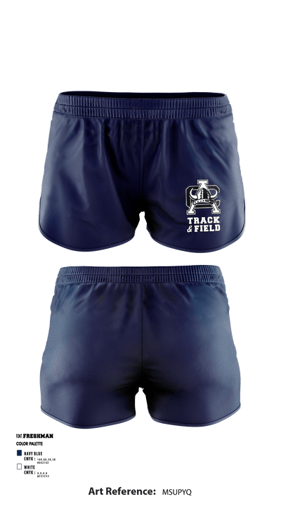 Atlantic City Track & Field 37001507 Track Shorts - 2