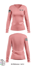 VR 46 873660 Women's Long Sleeve V-neck Shirt - 1
