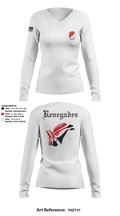 Alpha Troop 2-6 Cav Renegades 60114489 Women's Long Sleeve V-neck Shirt - 3