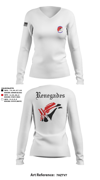Women's Long Sleeve Vneck Shirt, , Army, Teamtime, Team time, sublimation, custom sports apparel, team uniforms, spirit wear, spiritwear, sports uniforms, custom shirts, team store, custom team store, fundraiser sports, apparel fundraiser