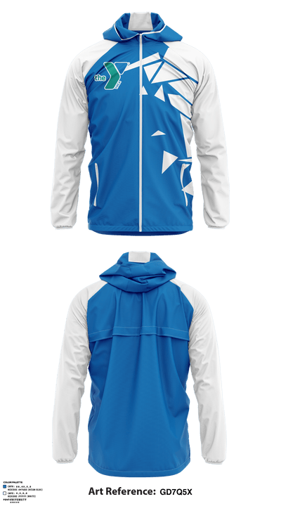 Youth Sports Henderson Family YMCA 9598694 Windbreaker - 1