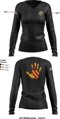 5th Group Rigs 10538887 Women's Long Sleeve V-neck Shirt - 1