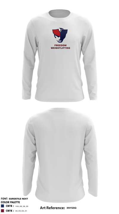 Freedom Girls Weightlifting 91032848 Long Sleeve Performance Shirt - 3
