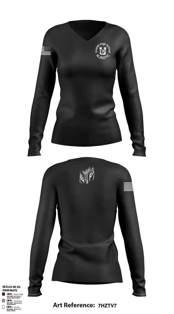 Women's Long Sleeve Vneck Shirt, , Navy, Teamtime, Team time, sublimation, custom sports apparel, team uniforms, spirit wear, spiritwear, sports uniforms, custom shirts, team store, custom team store, fundraiser sports, apparel fundraiser
