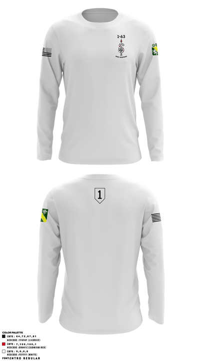 HHC 1-63AR Snipers 84221714 Long Sleeve Performance Shirt - 3