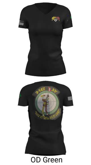 Women's Short Sleeve Vneck Shirt, , Army, Teamtime, Team time, sublimation, custom sports apparel, team uniforms, spirit wear, spiritwear, sports uniforms, custom shirts, team store, custom team store, fundraiser sports, apparel fundraiser