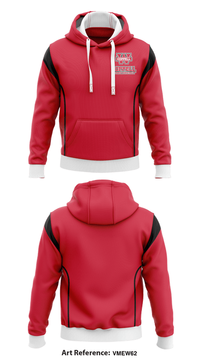Coppell Middle School West Basketball 46896229 Hoodie - 1