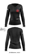 S.T.I.N.G. 51277356 Women's Long Sleeve V-neck Shirt - 1