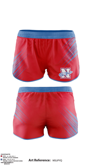 Women's Shorts, North Stanly High School Softball, Softball, Teamtime, Team time, sublimation, custom sports apparel, team uniforms, spirit wear, spiritwear, sports uniforms, custom shirts, team store, custom team store, fundraiser sports, apparel fundraiser