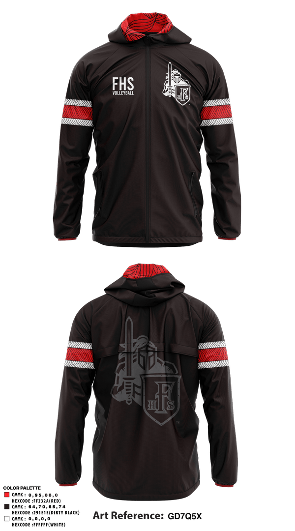 Windbreaker, Fairview HS Boys Volleyball, Men's Volleyball, Teamtime, Team time, sublimation, custom sports apparel, team uniforms, spirit wear, spiritwear, sports uniforms, custom shirts, team store, custom team store, fundraiser sports, apparel fundraiser