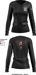 The Bad Batch 23542466 Women's Long Sleeve V-neck Shirt - 6