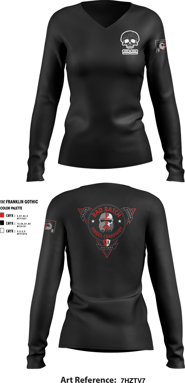 Women's Long Sleeve Vneck Shirt, , Army, Teamtime, Team time, sublimation, custom sports apparel, team uniforms, spirit wear, spiritwear, sports uniforms, custom shirts, team store, custom team store, fundraiser sports, apparel fundraiser