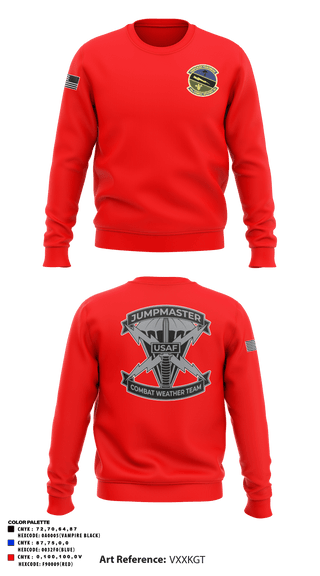 Crew Neck Sweatshirt, , Air Force, Teamtime, Team time, sublimation, custom sports apparel, team uniforms, spirit wear, spiritwear, sports uniforms, custom shirts, team store, custom team store, fundraiser sports, apparel fundraiser