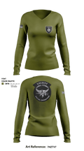 Cabell County Special Operations 13615522 Women's Long Sleeve V-neck Shirt - 2