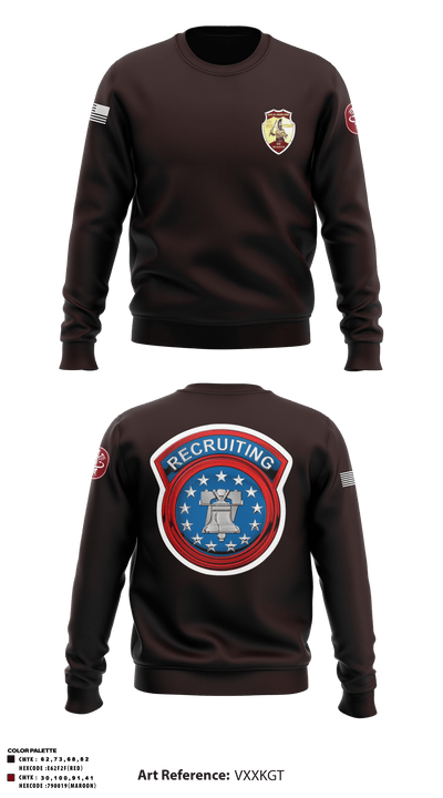 Medical Recruiting 88725565 Crew Neck Sweatshirt - 1