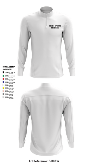 Quarter Zip Jacket, Venom Sports Training, Men's Basketball, Teamtime, Team time, sublimation, custom sports apparel, team uniforms, spirit wear, spiritwear, sports uniforms, custom shirts, team store, custom team store, fundraiser sports, apparel fundraiser