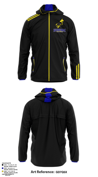 Windbreaker, Kodiak Wrestling Club, Wrestling, Teamtime, Team time, sublimation, custom sports apparel, team uniforms, spirit wear, spiritwear, sports uniforms, custom shirts, team store, custom team store, fundraiser sports, apparel fundraiser