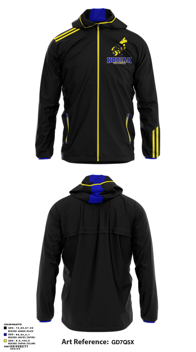 Kodiak Wrestling Club 3624790 Windbreaker - 2