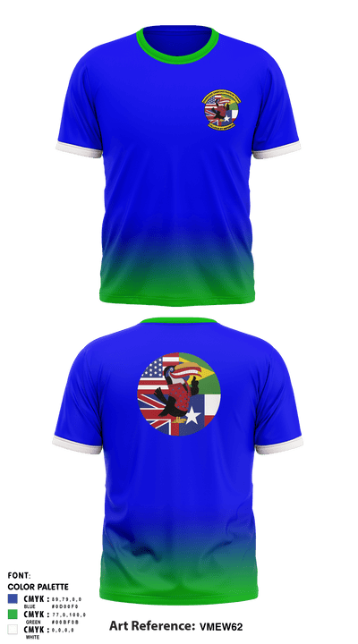 Embraer Demonstration Team 74685205 Short Sleeve Performance Shirt - 1