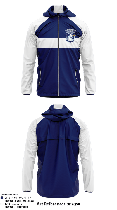 Acadiana Renaissance Charter Academy High School 56398367 Windbreaker - 1